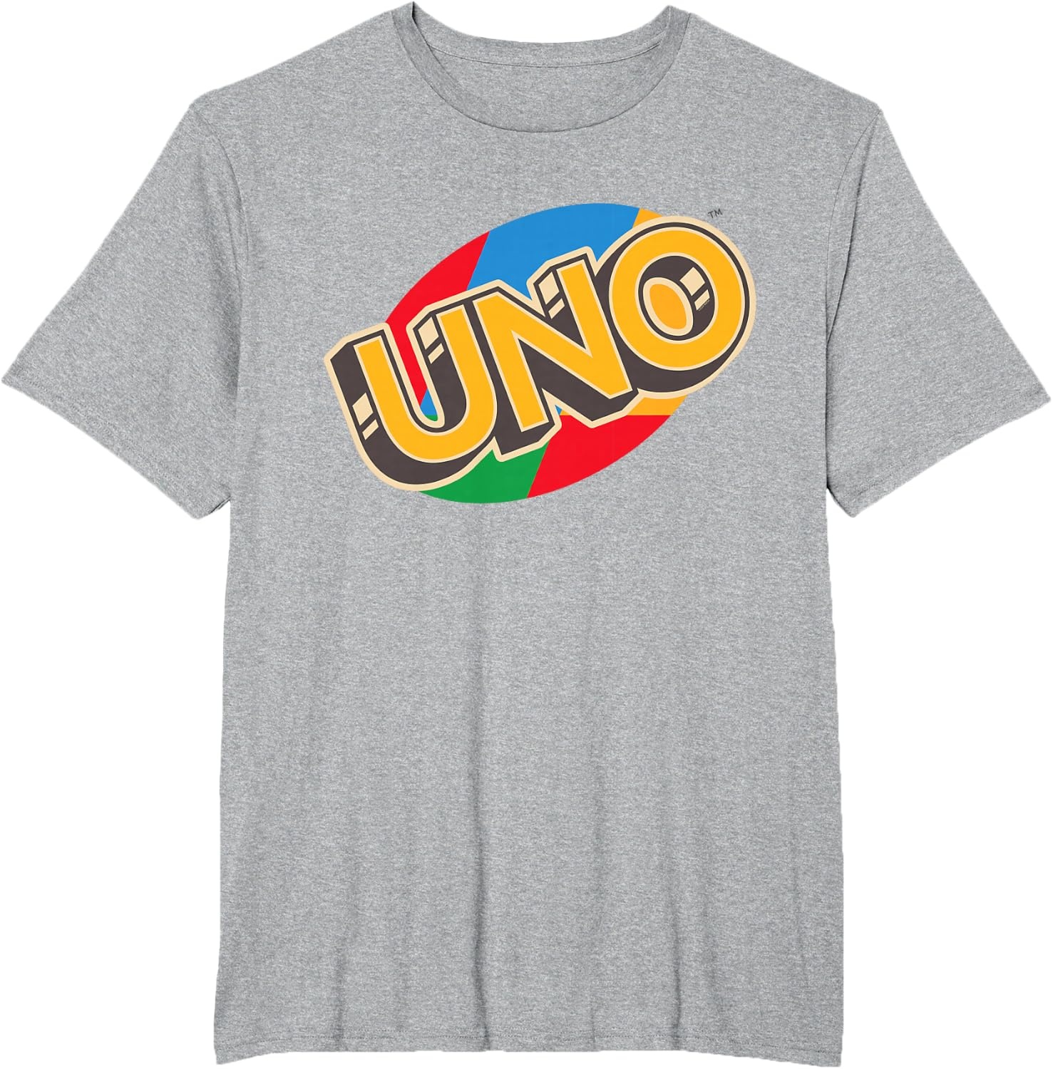 image:imageUNO Vintage Game Night Logo TShirtHeather Grey