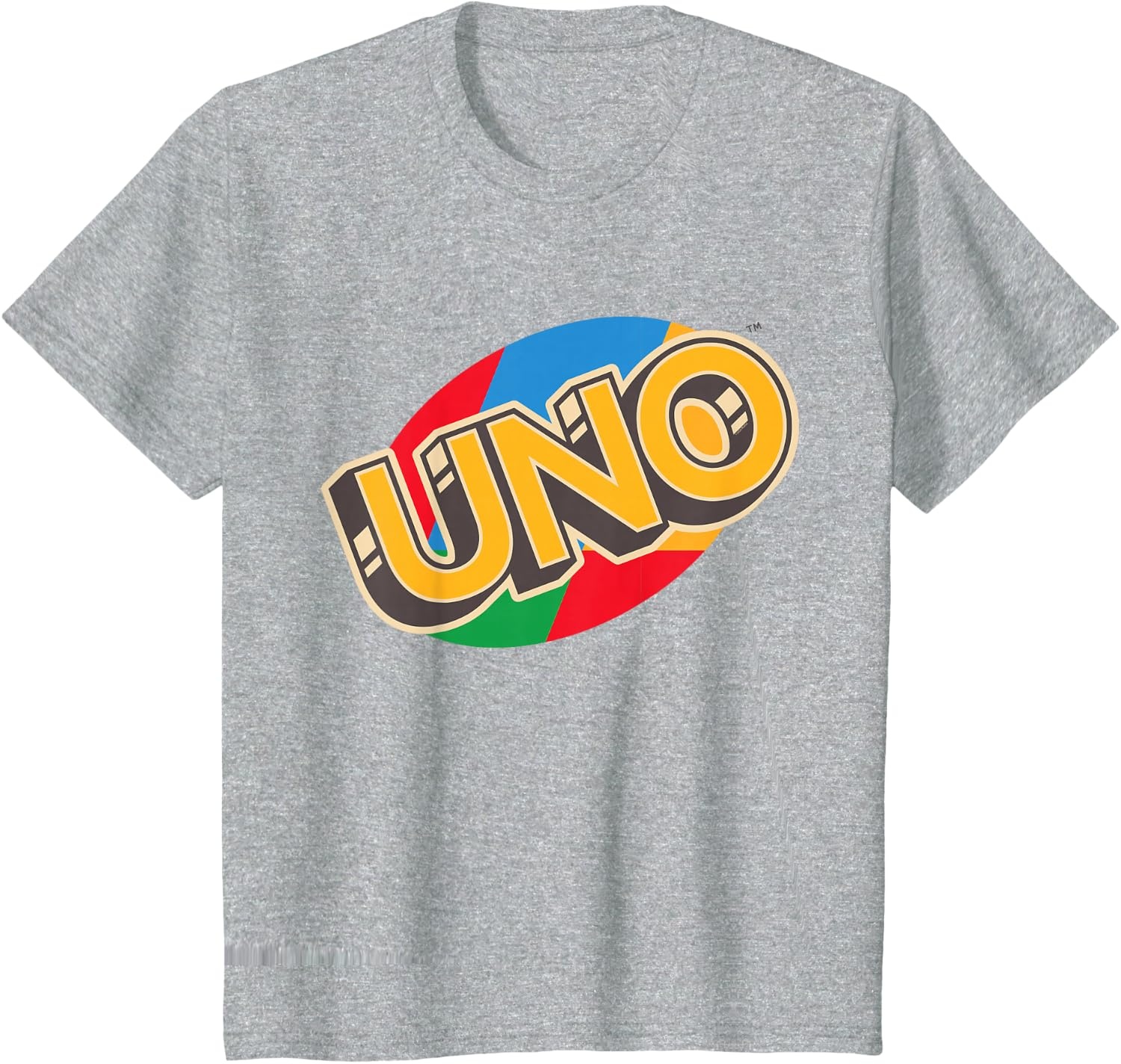 image:imageUNO Vintage Game Night Logo TShirtHeather Grey
