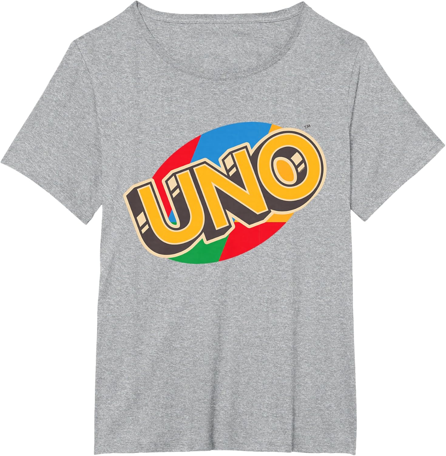 image:imageUNO Vintage Game Night Logo TShirtHeather Grey