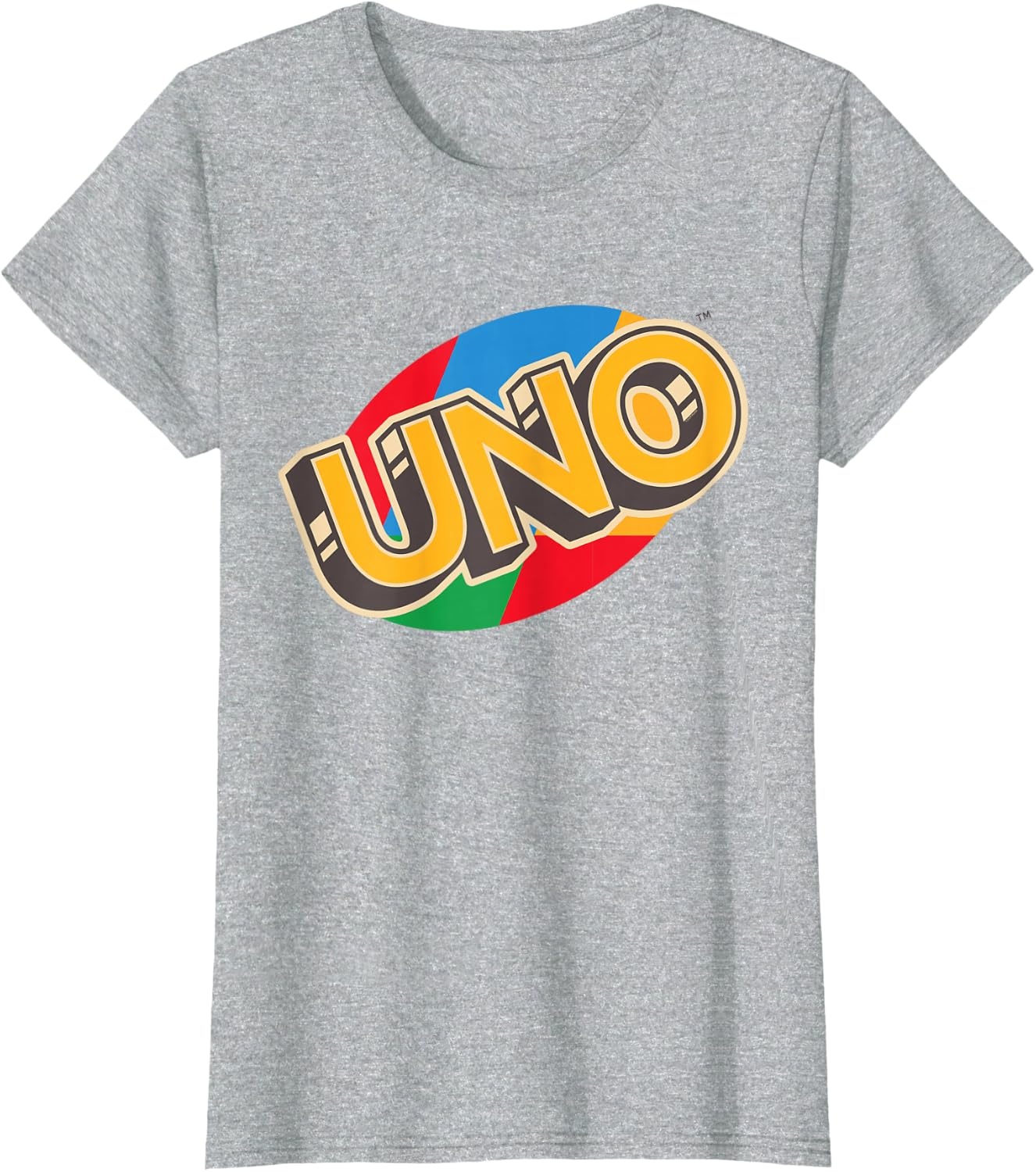 image:imageUNO Vintage Game Night Logo TShirtHeather Grey