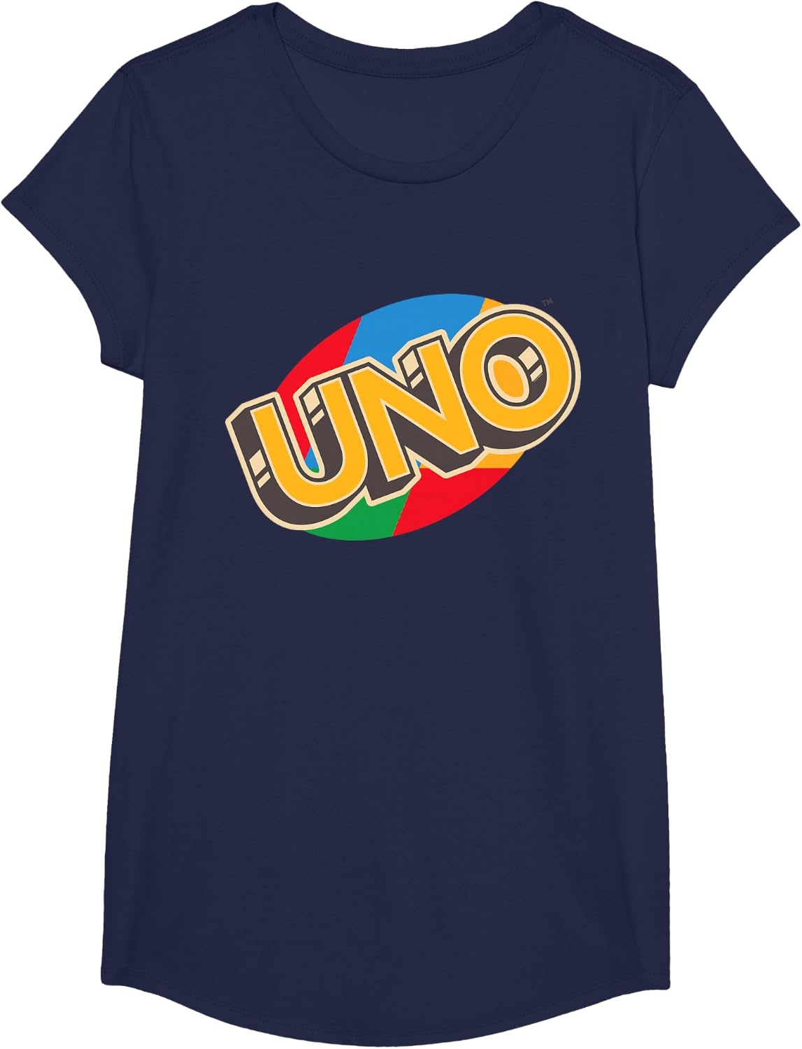 image:imageUNO Vintage Game Night Logo TShirtNavy Blue
