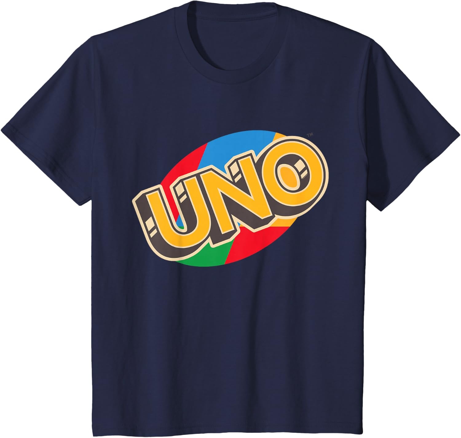 image:imageUNO Vintage Game Night Logo TShirtNavy Blue