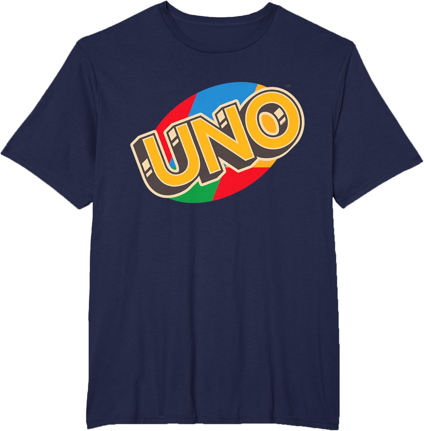 image:imageUNO Vintage Game Night Logo TShirtNavy Blue