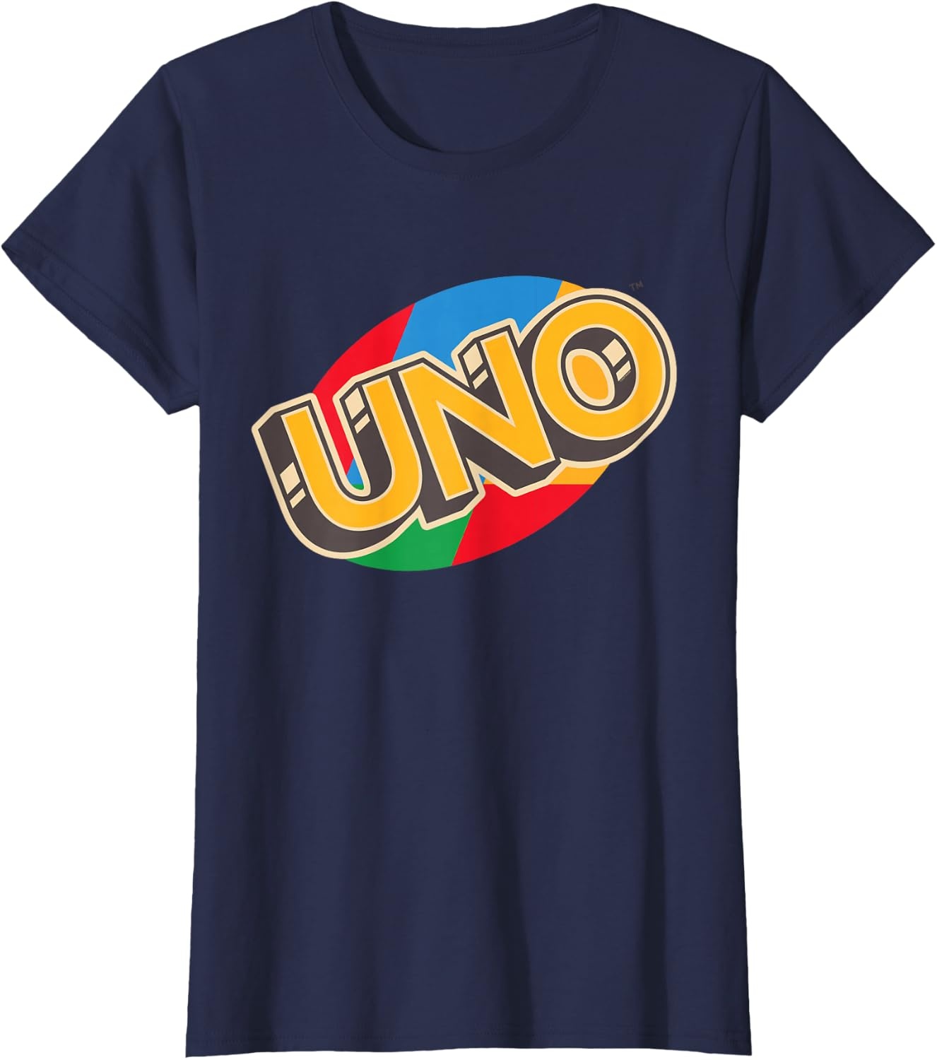 image:imageUNO Vintage Game Night Logo TShirtNavy Blue