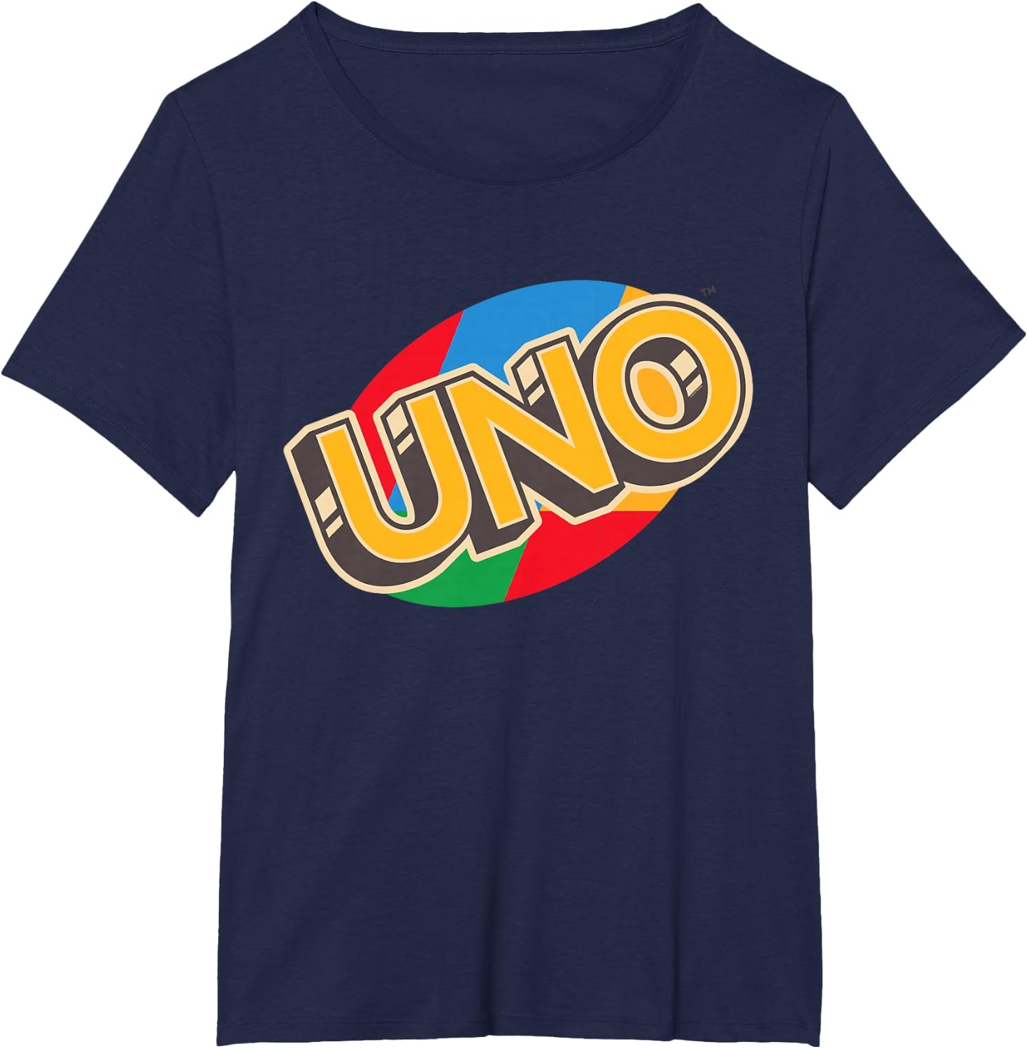 image:imageUNO Vintage Game Night Logo TShirtNavy Blue