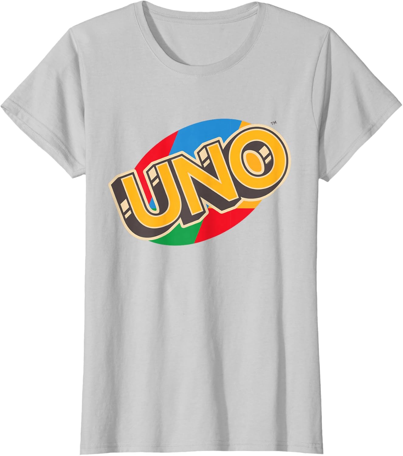 image:imageUNO Vintage Game Night Logo TShirtSilver Grey