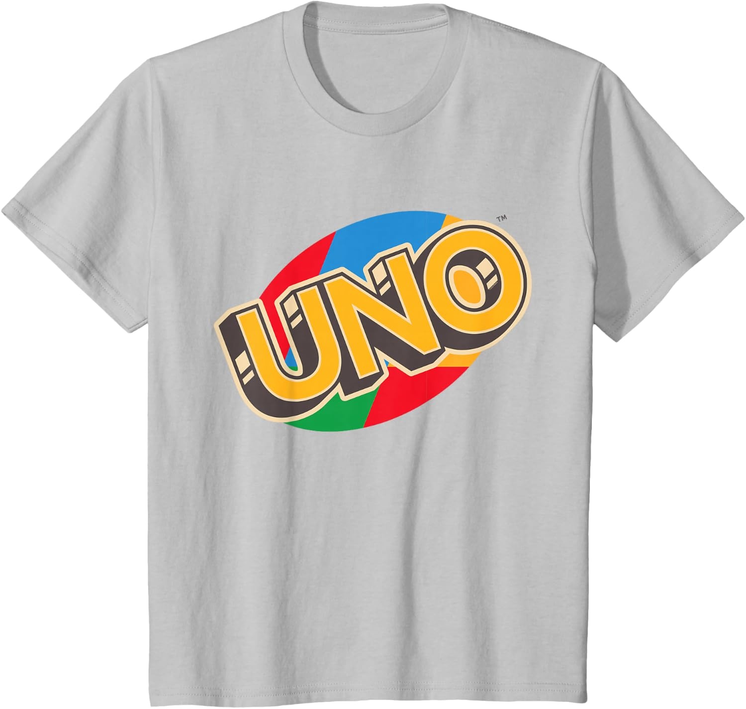 image:imageUNO Vintage Game Night Logo TShirtSilver Grey