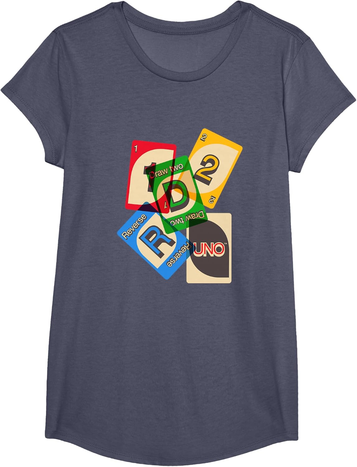 image:imageUNO Vintage Game Night TShirtHeather Blue