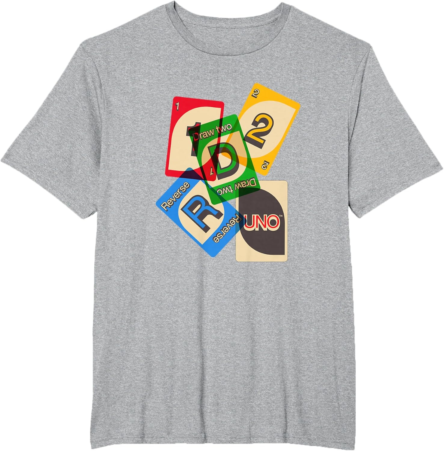 image:imageUNO Vintage Game Night TShirtHeather Grey