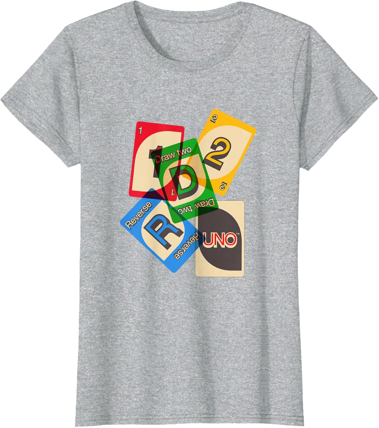 image:imageUNO Vintage Game Night TShirtHeather Grey