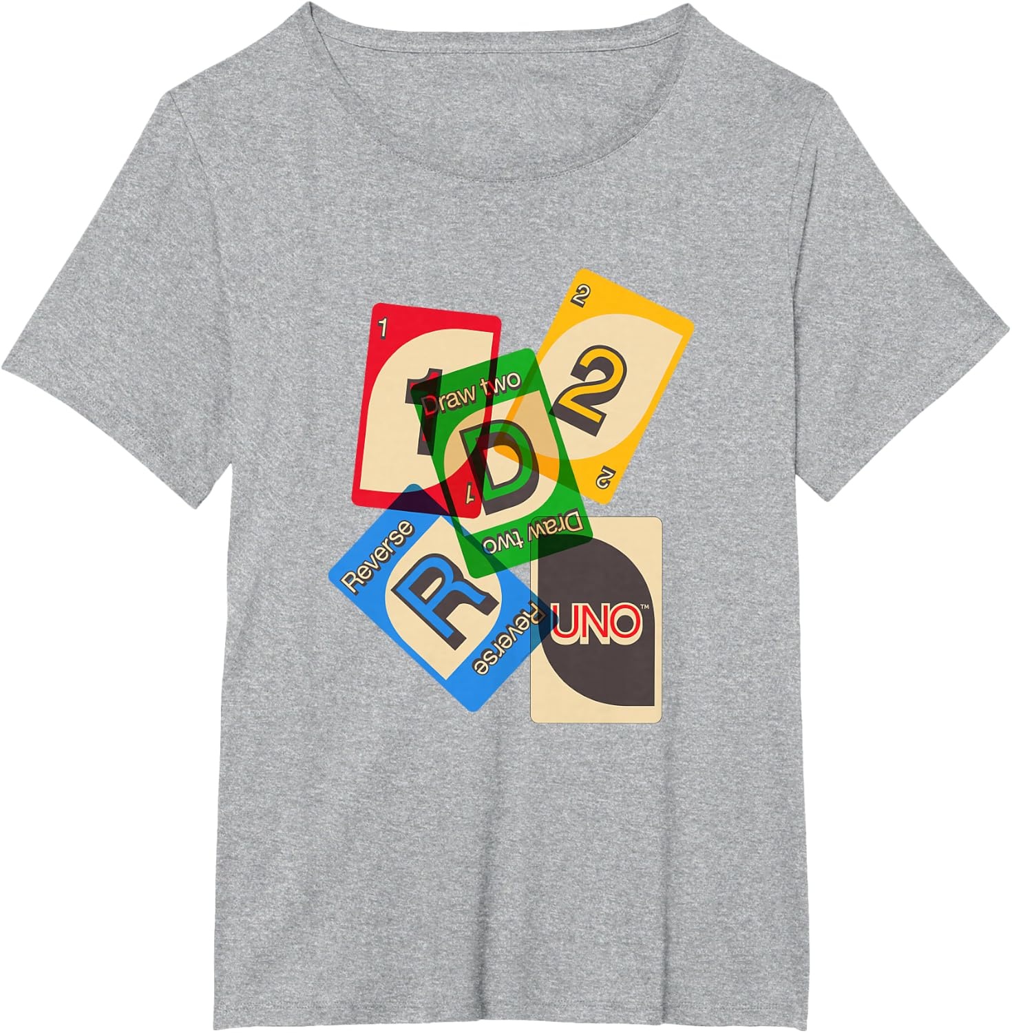 image:imageUNO Vintage Game Night TShirtHeather Grey