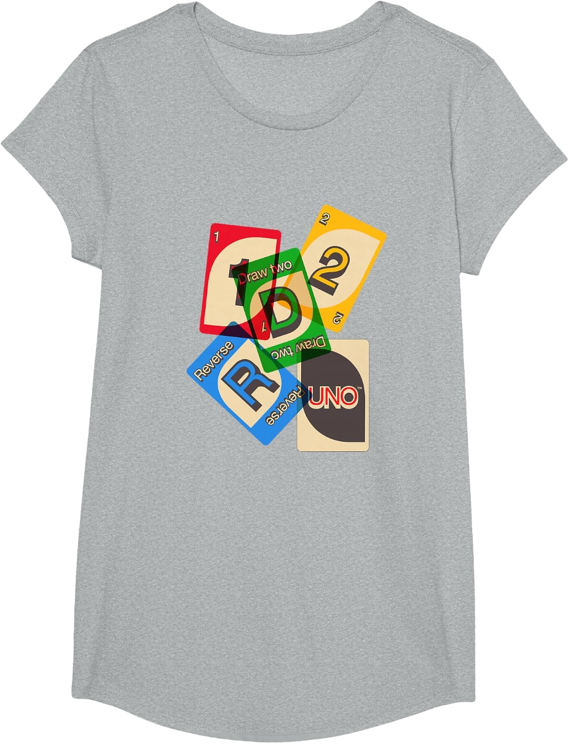 image:imageUNO Vintage Game Night TShirtHeather Grey