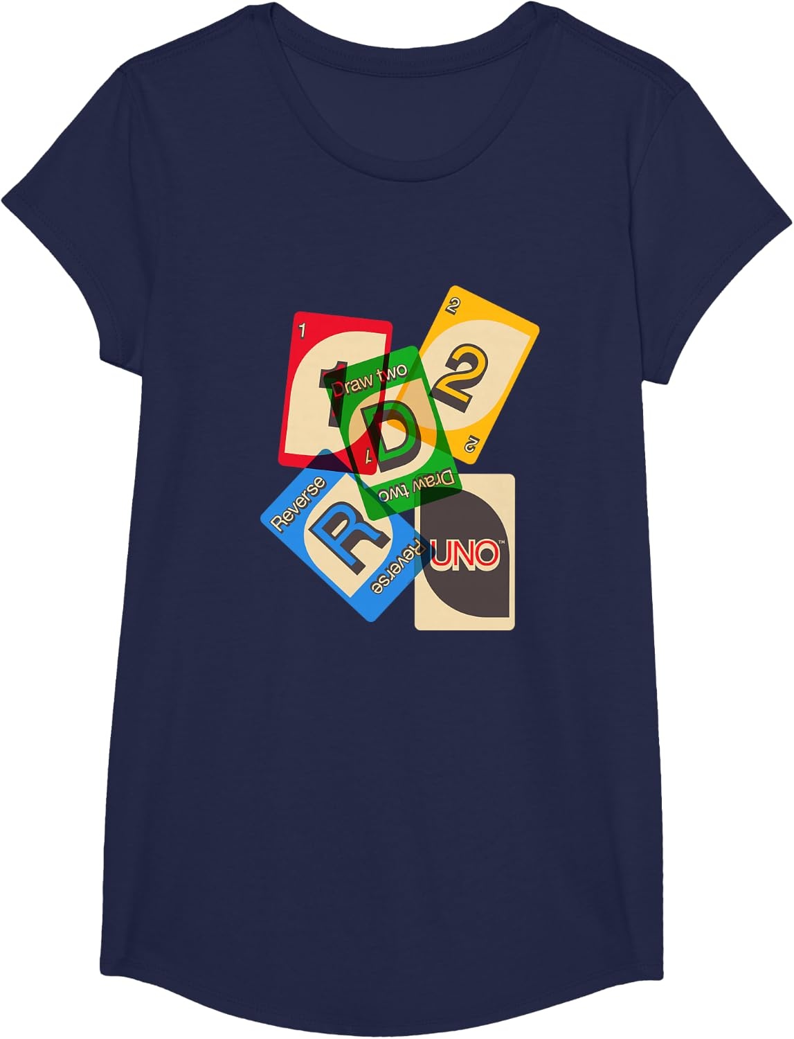image:imageUNO Vintage Game Night TShirtNavy Blue