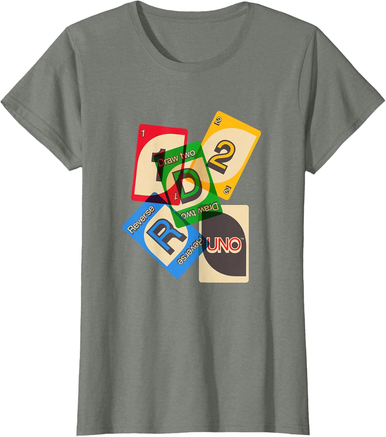 image:imageUNO Vintage Game Night TShirtOlive Heather