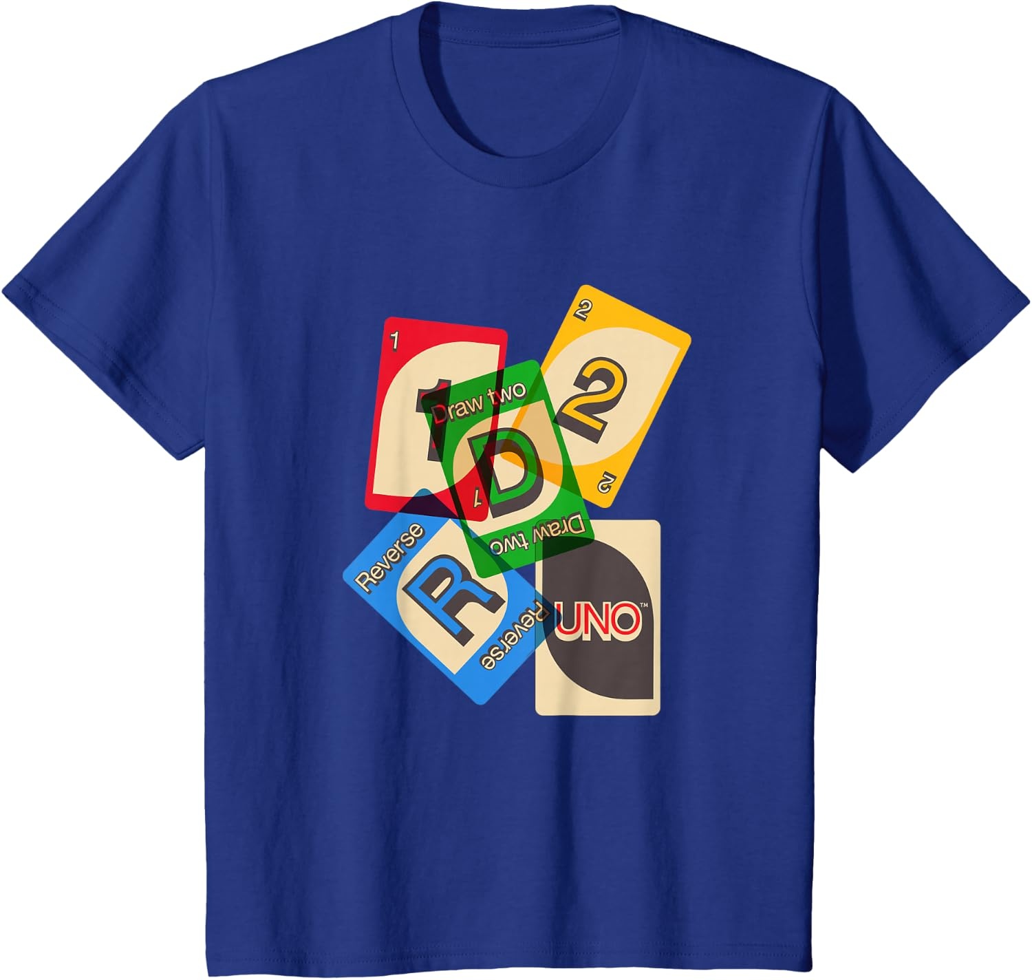image:imageUNO Vintage Game Night TShirtRoyal Blue