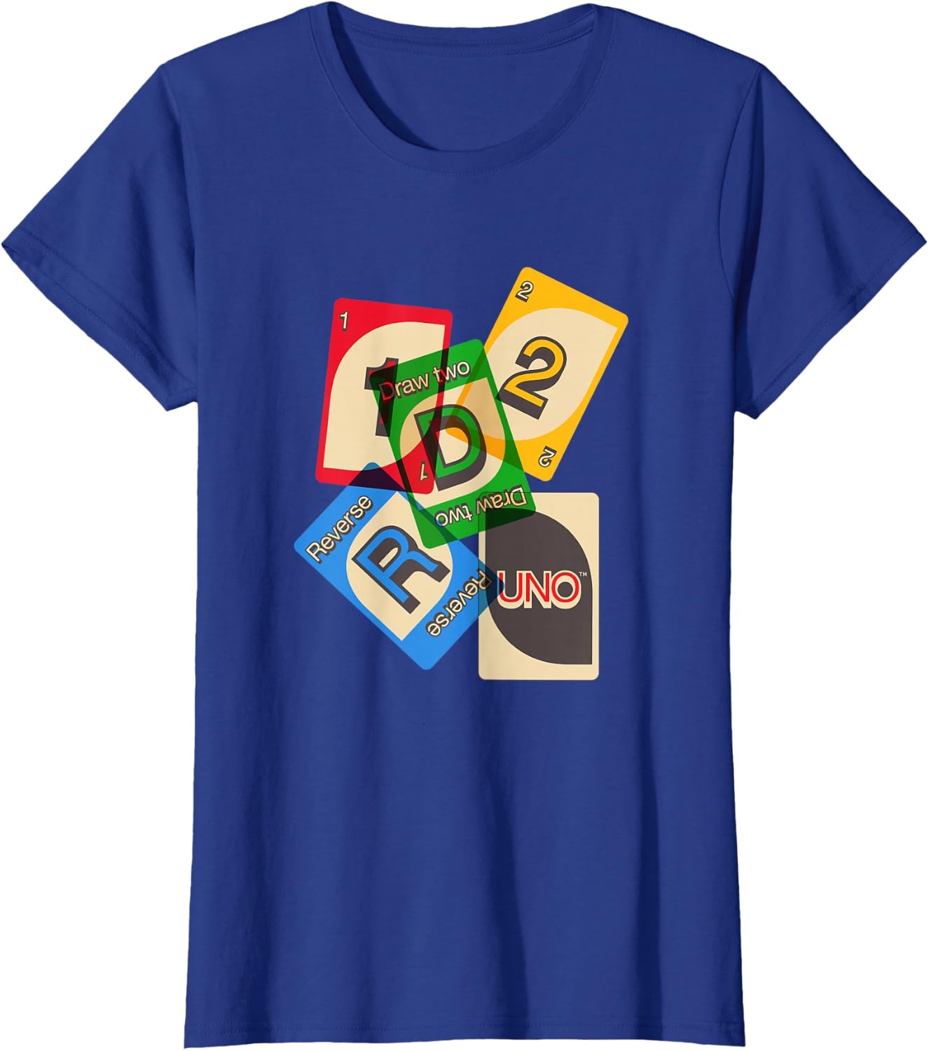 image:imageUNO Vintage Game Night TShirtRoyal Blue