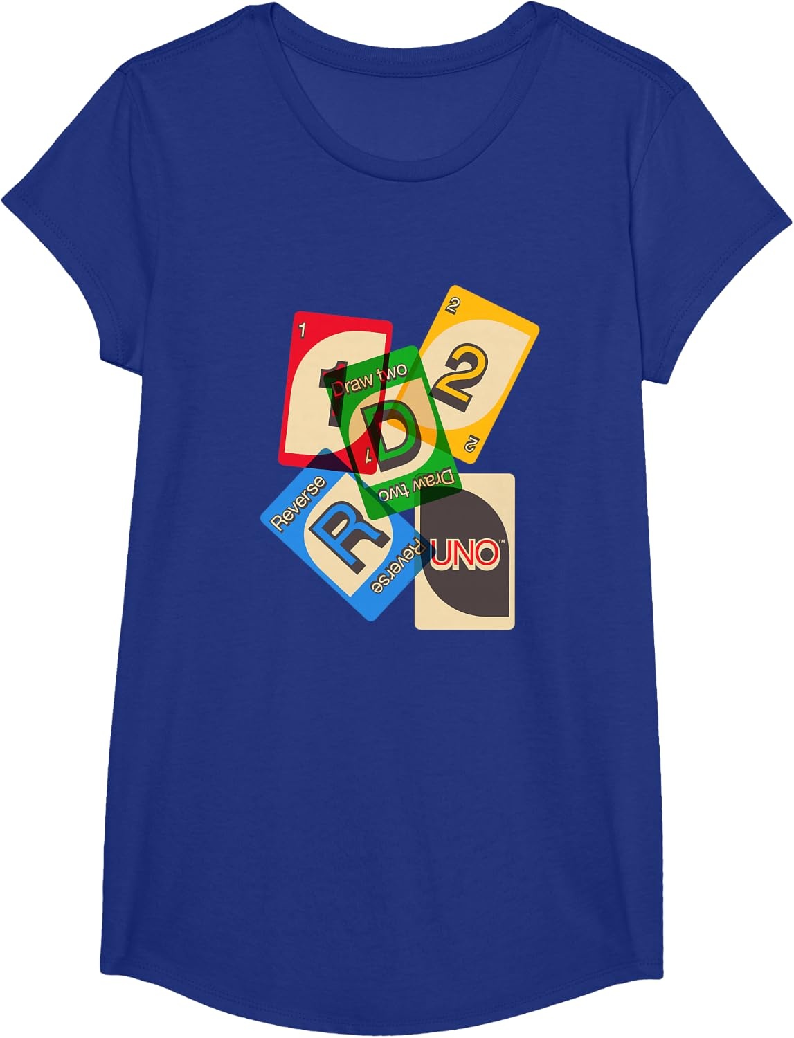 image:imageUNO Vintage Game Night TShirtRoyal Blue