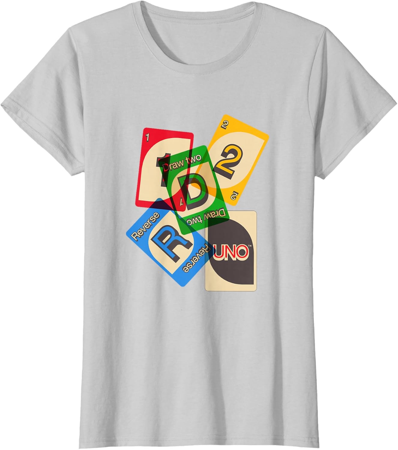 image:imageUNO Vintage Game Night TShirtSilver Grey