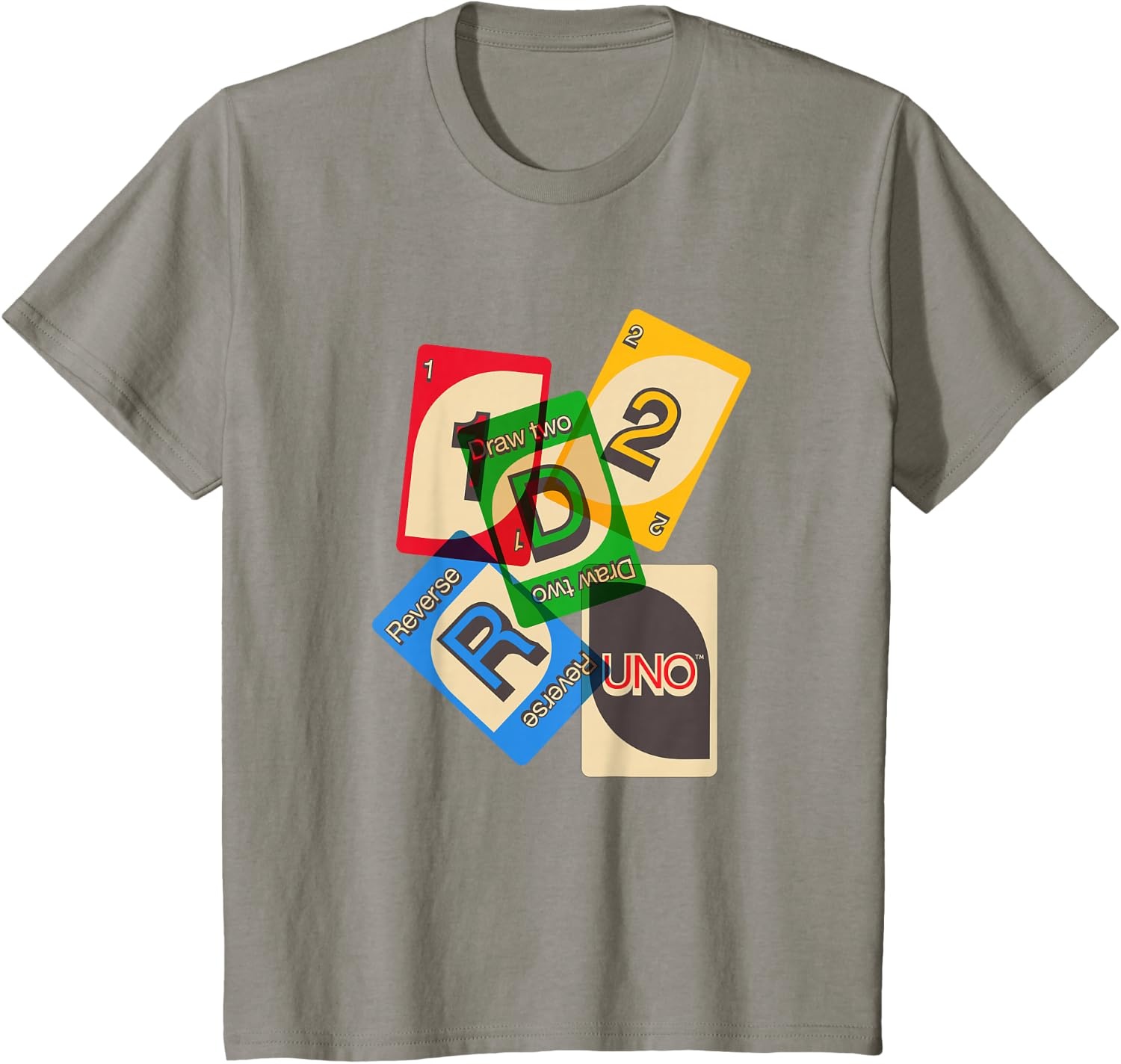 image:imageUNO Vintage Game Night TShirtSlate Grey