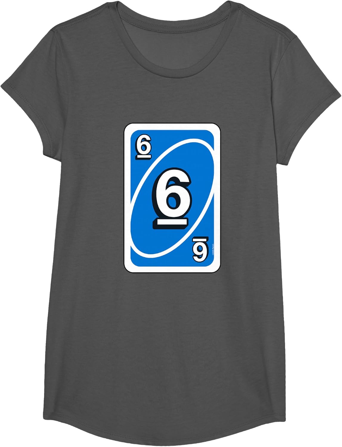 image:imageUno Halloween Blue 6 Card TShirtAsphalt Grey