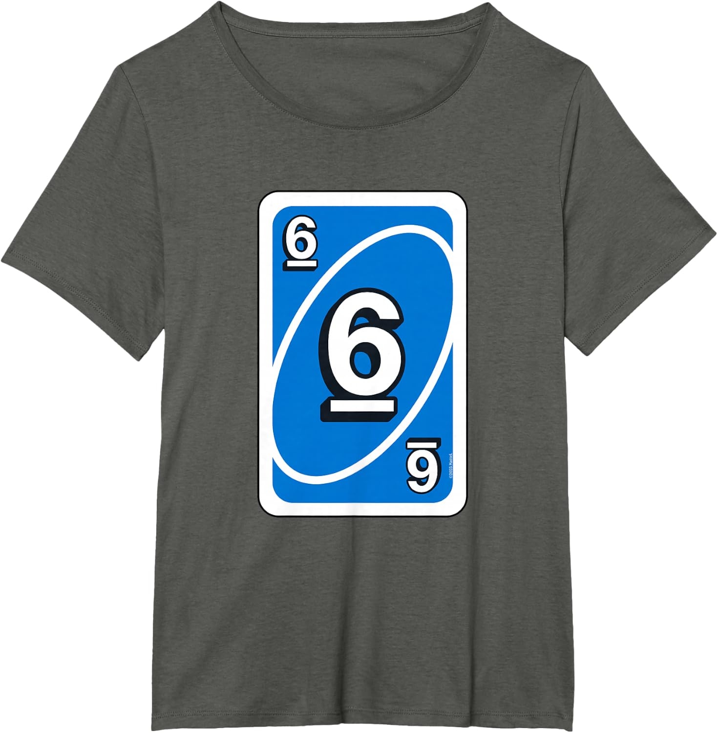 image:imageUno Halloween Blue 6 Card TShirtAsphalt Grey