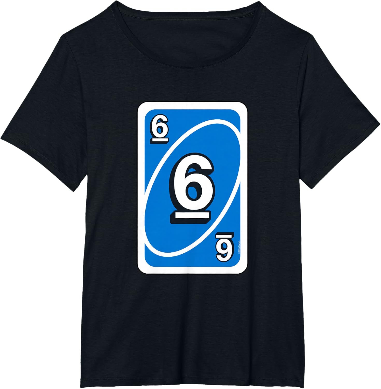 image:imageUno Halloween Blue 6 Card TShirtBlack