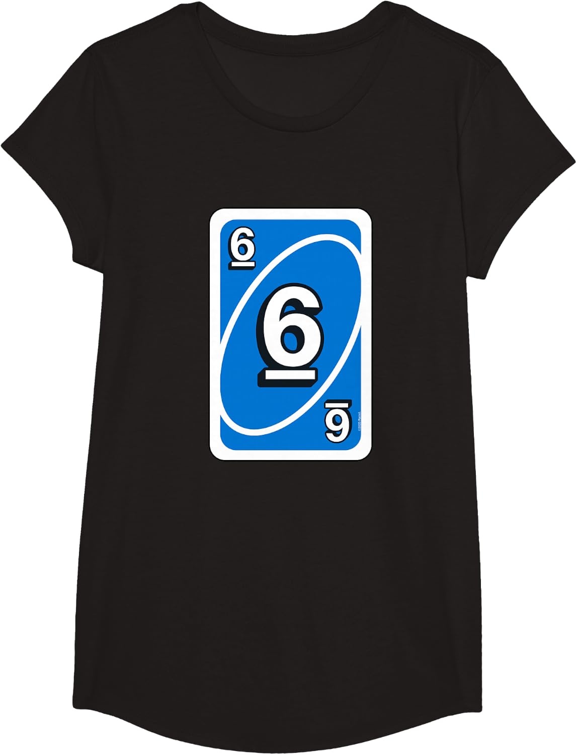image:imageUno Halloween Blue 6 Card TShirtBlack