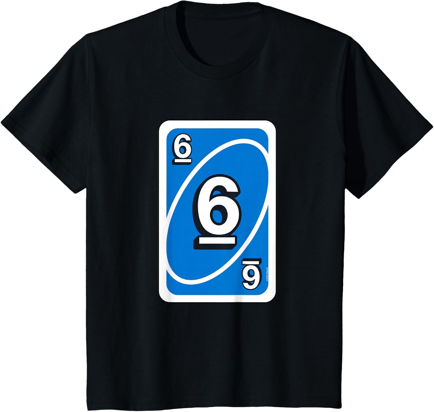 image:imageUno Halloween Blue 6 Card TShirtBlack