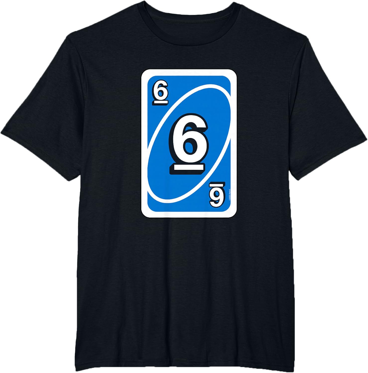 image:imageUno Halloween Blue 6 Card TShirtBlack