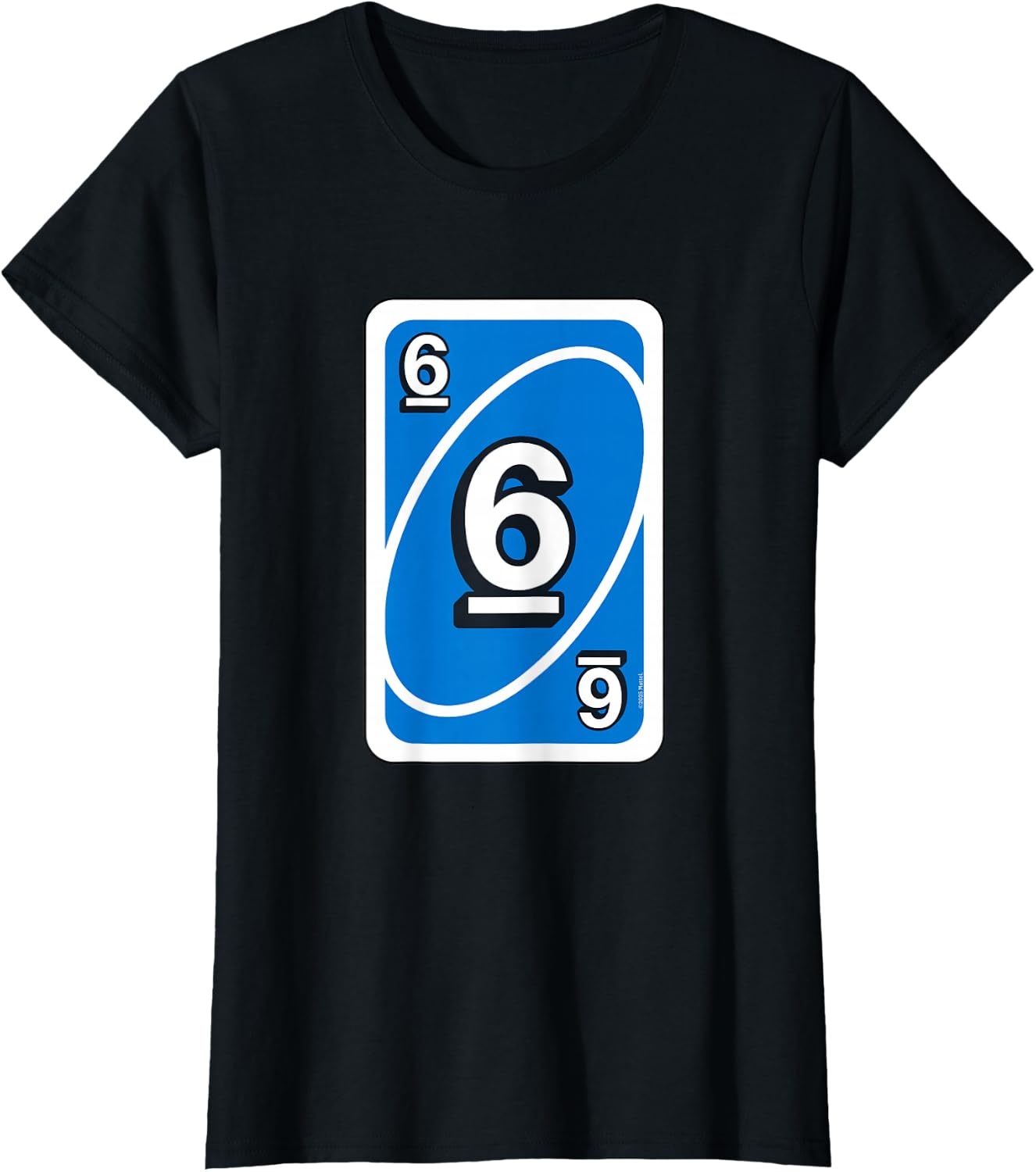 image:imageUno Halloween Blue 6 Card TShirtBlack