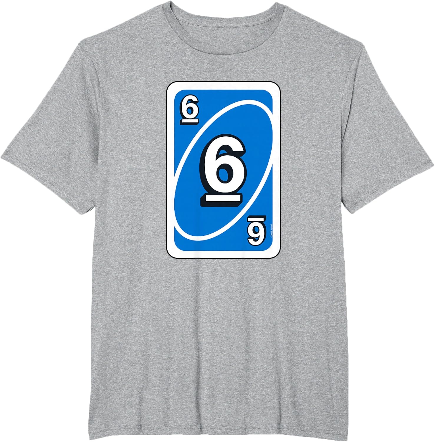 image:imageUno Halloween Blue 6 Card TShirtHeather Grey