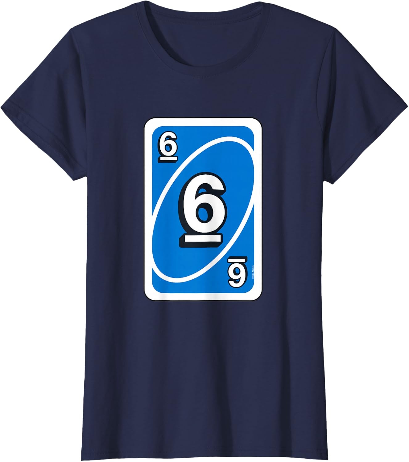 image:imageUno Halloween Blue 6 Card TShirtNavy Blue