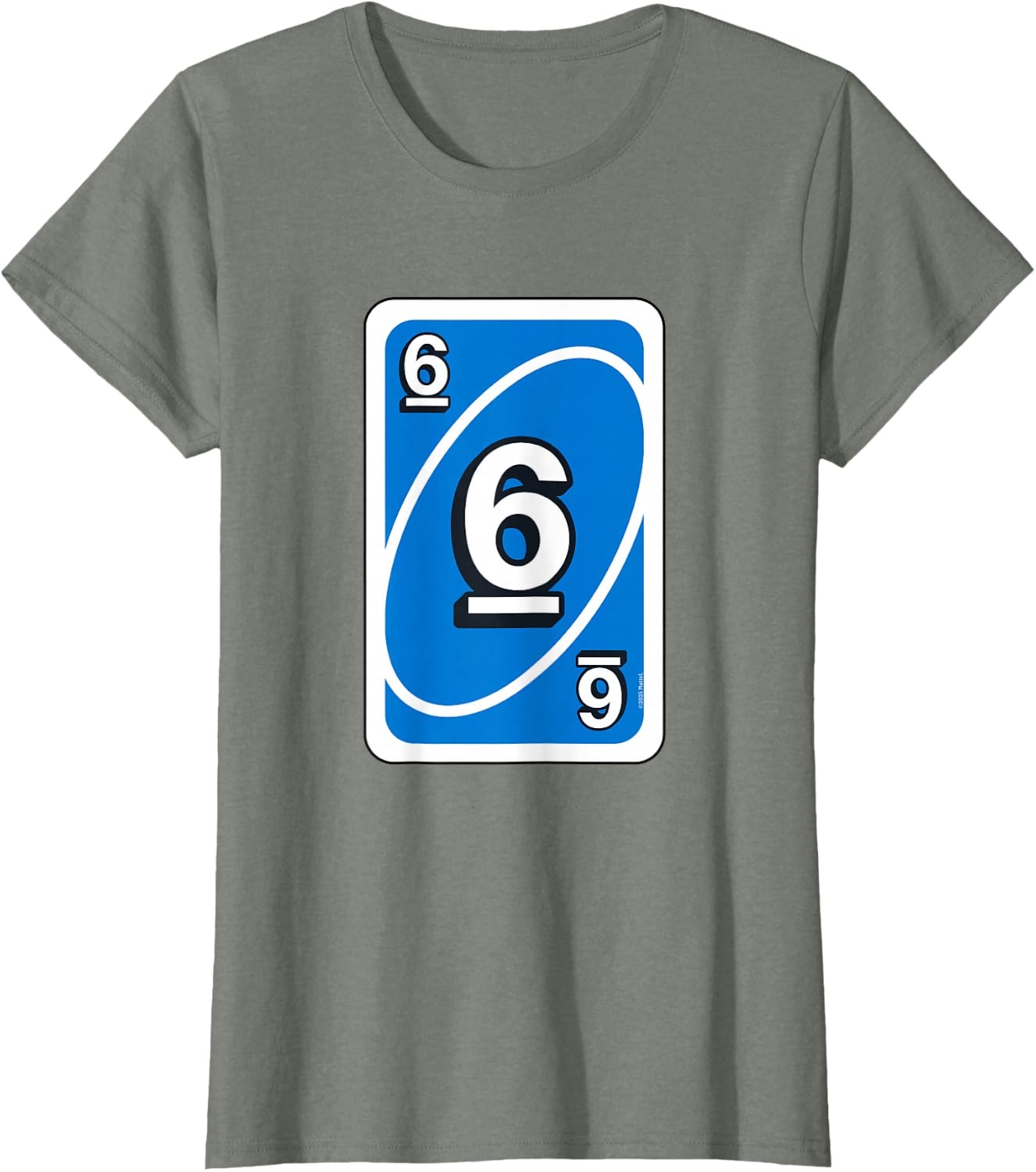 image:imageUno Halloween Blue 6 Card TShirtOlive Heather