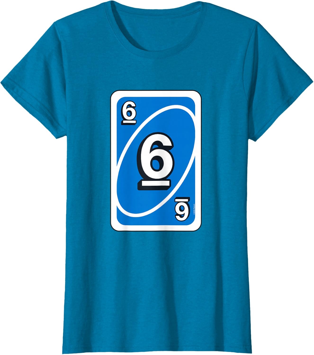 image:imageUno Halloween Blue 6 Card TShirtSapphire Blue
