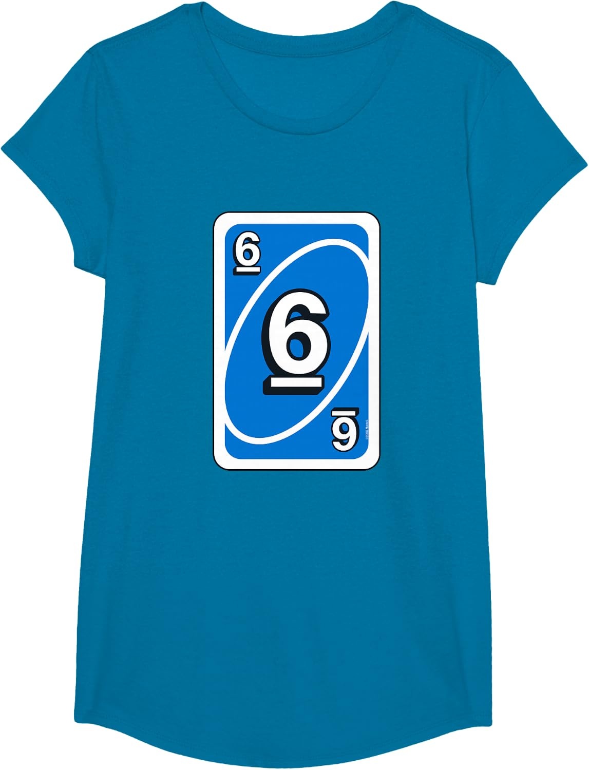 image:imageUno Halloween Blue 6 Card TShirtSapphire Blue