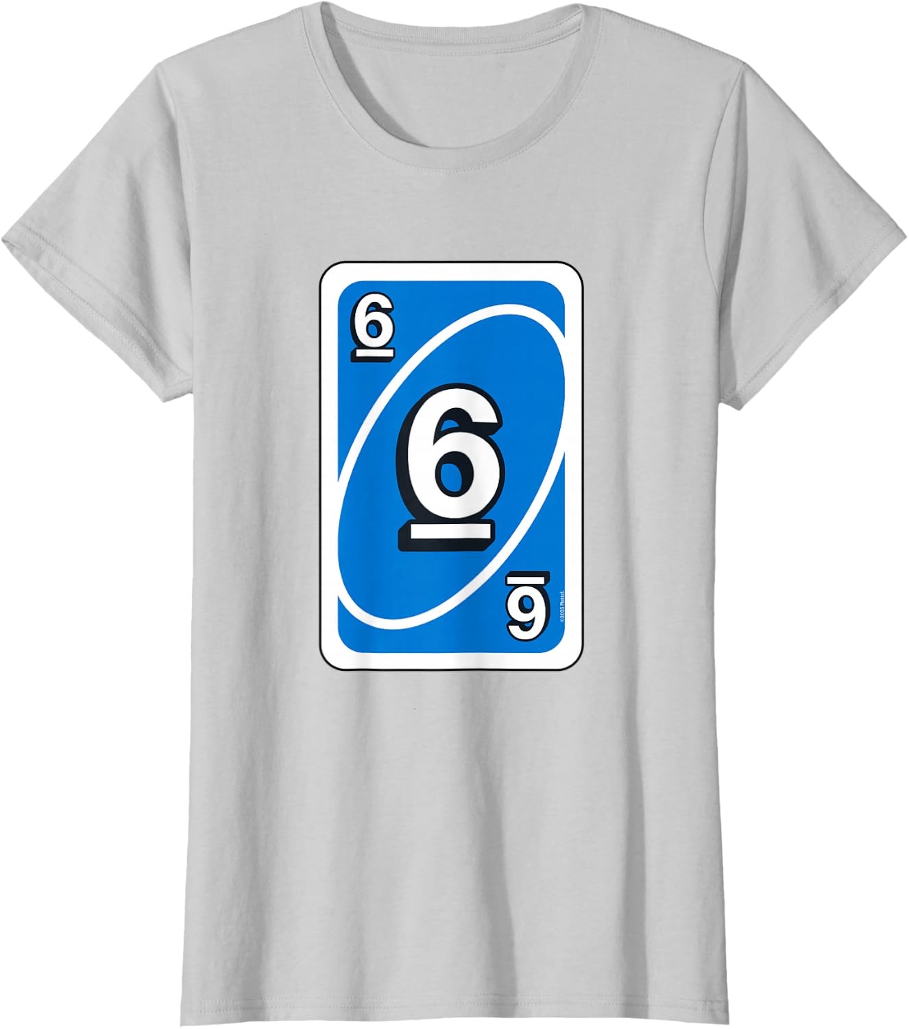image:imageUno Halloween Blue 6 Card TShirtSilver Grey