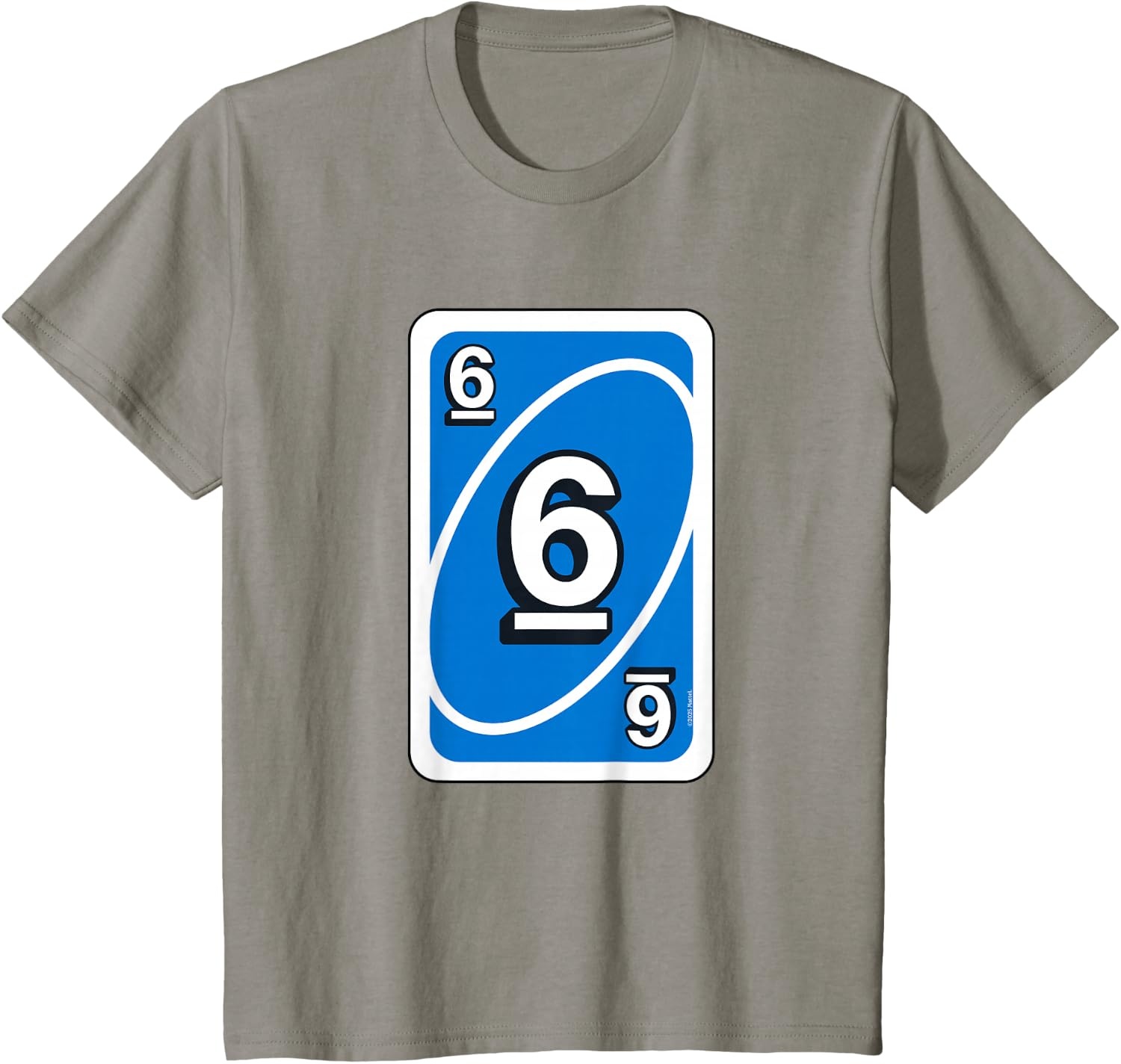 image:imageUno Halloween Blue 6 Card TShirtSlate Grey