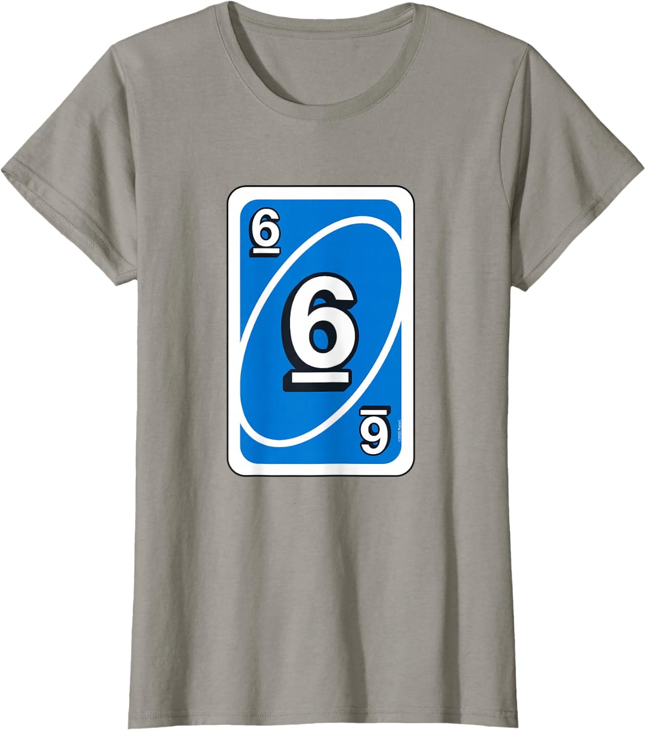 image:imageUno Halloween Blue 6 Card TShirtSlate Grey