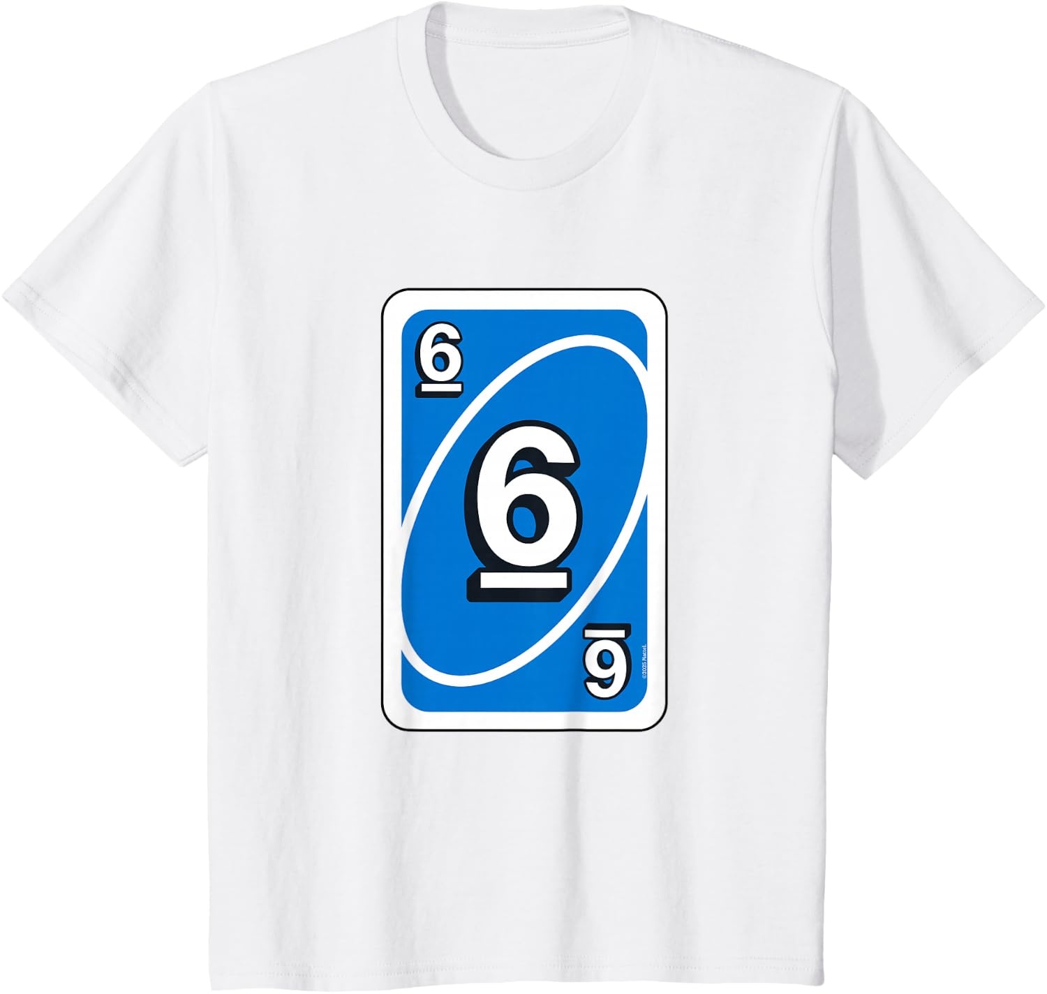 image:imageUno Halloween Blue 6 Card TShirtWhite