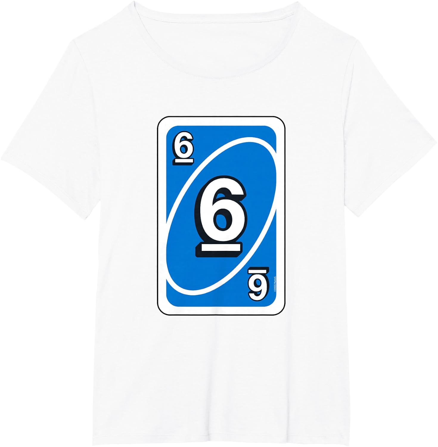 image:imageUno Halloween Blue 6 Card TShirtWhite