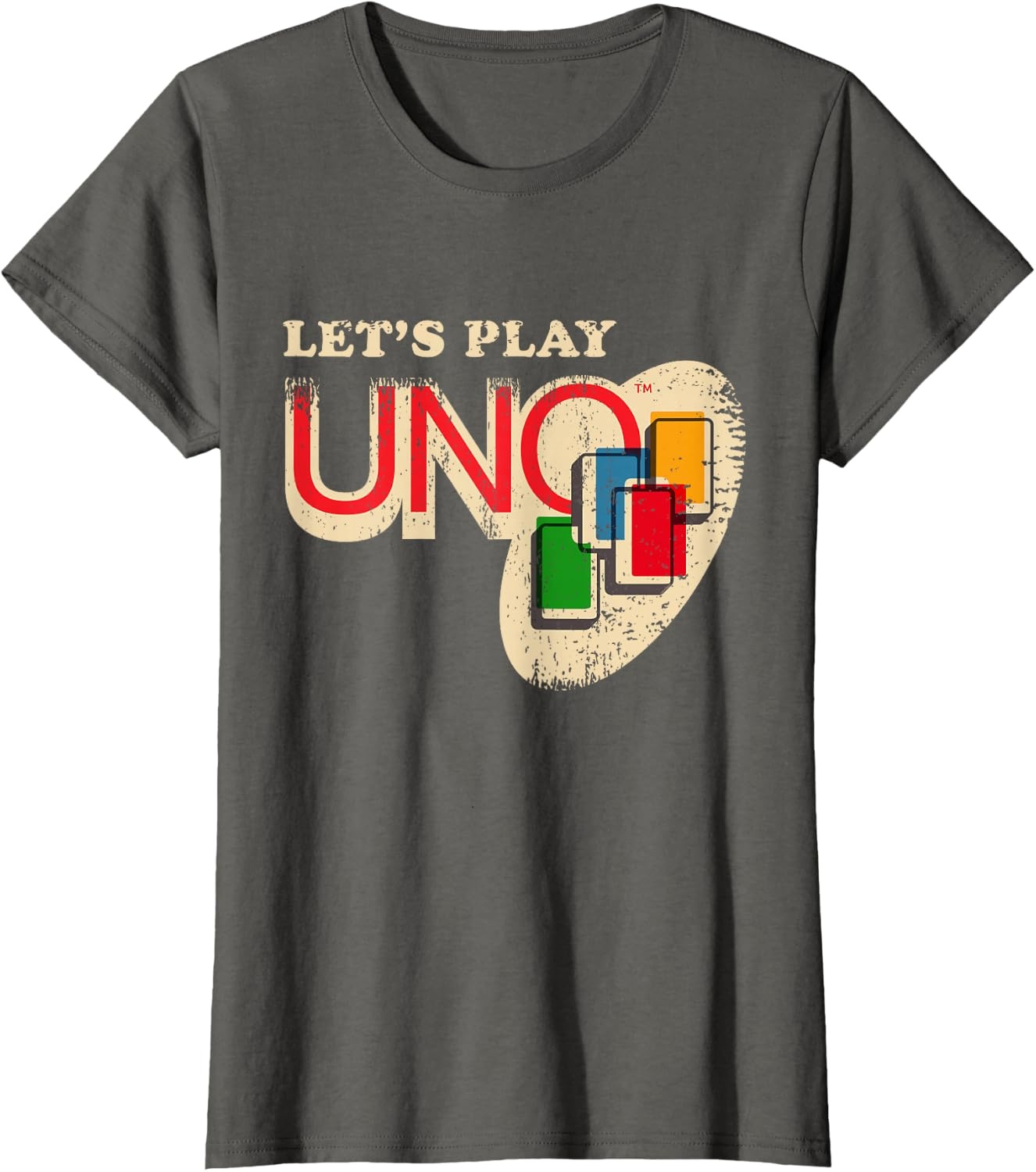 image:imageVintage Lets Play UNO TShirtAsphalt Grey