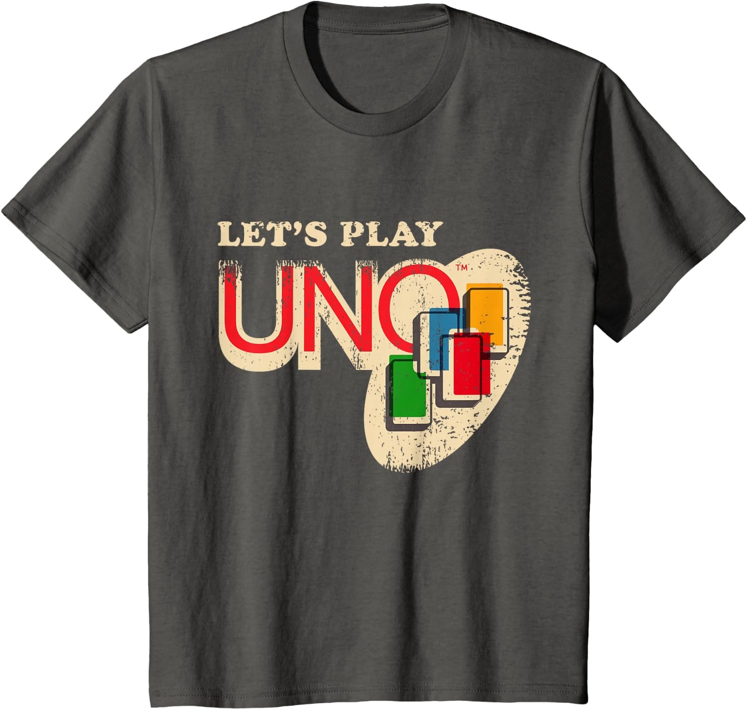 image:imageVintage Lets Play UNO TShirtAsphalt Grey