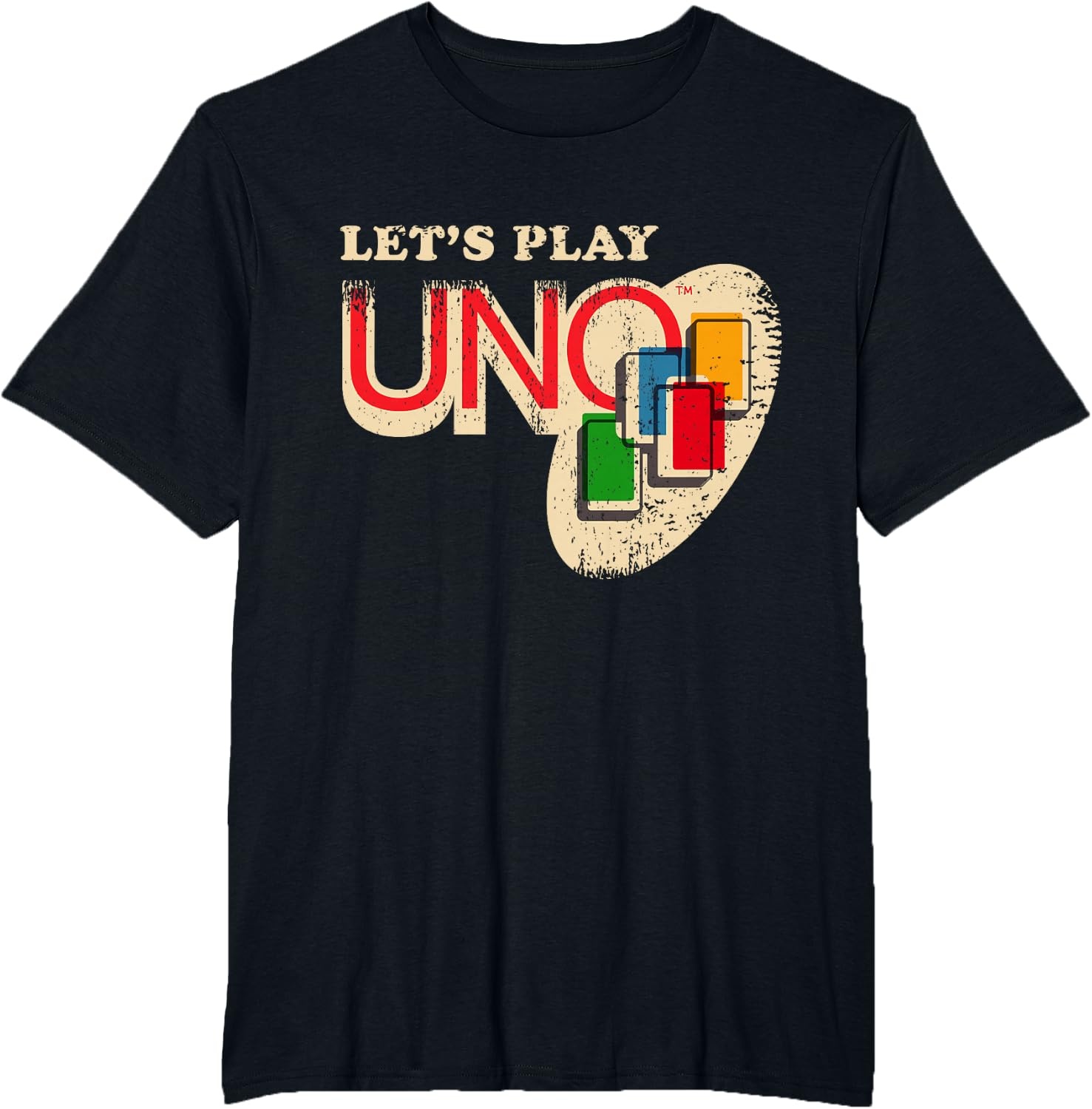 image:imageVintage Lets Play UNO TShirtBlack