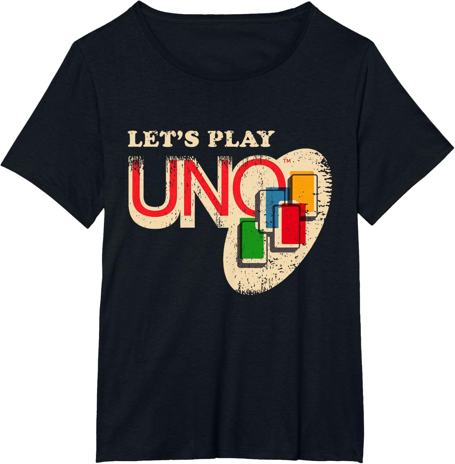 image:imageVintage Lets Play UNO TShirtBlack