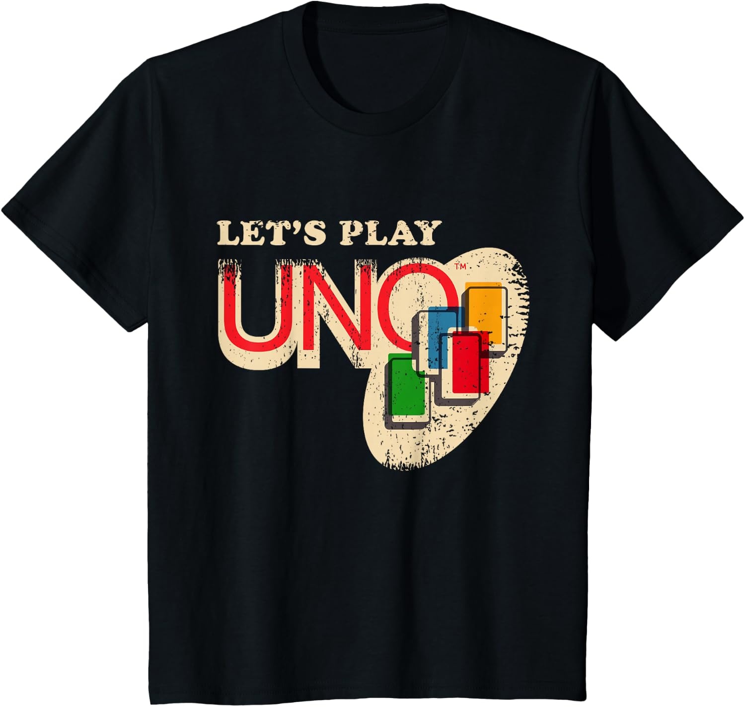 image:imageVintage Lets Play UNO TShirtBlack