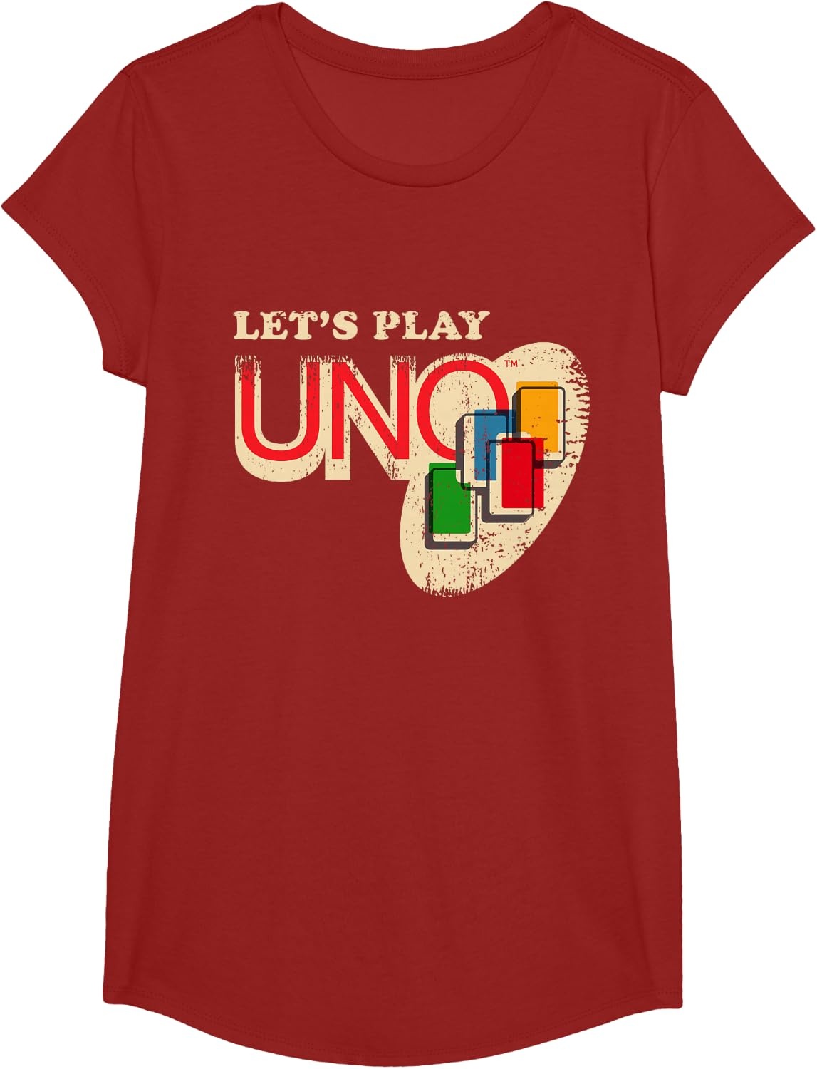 image:imageVintage Lets Play UNO TShirtCranberry Red
