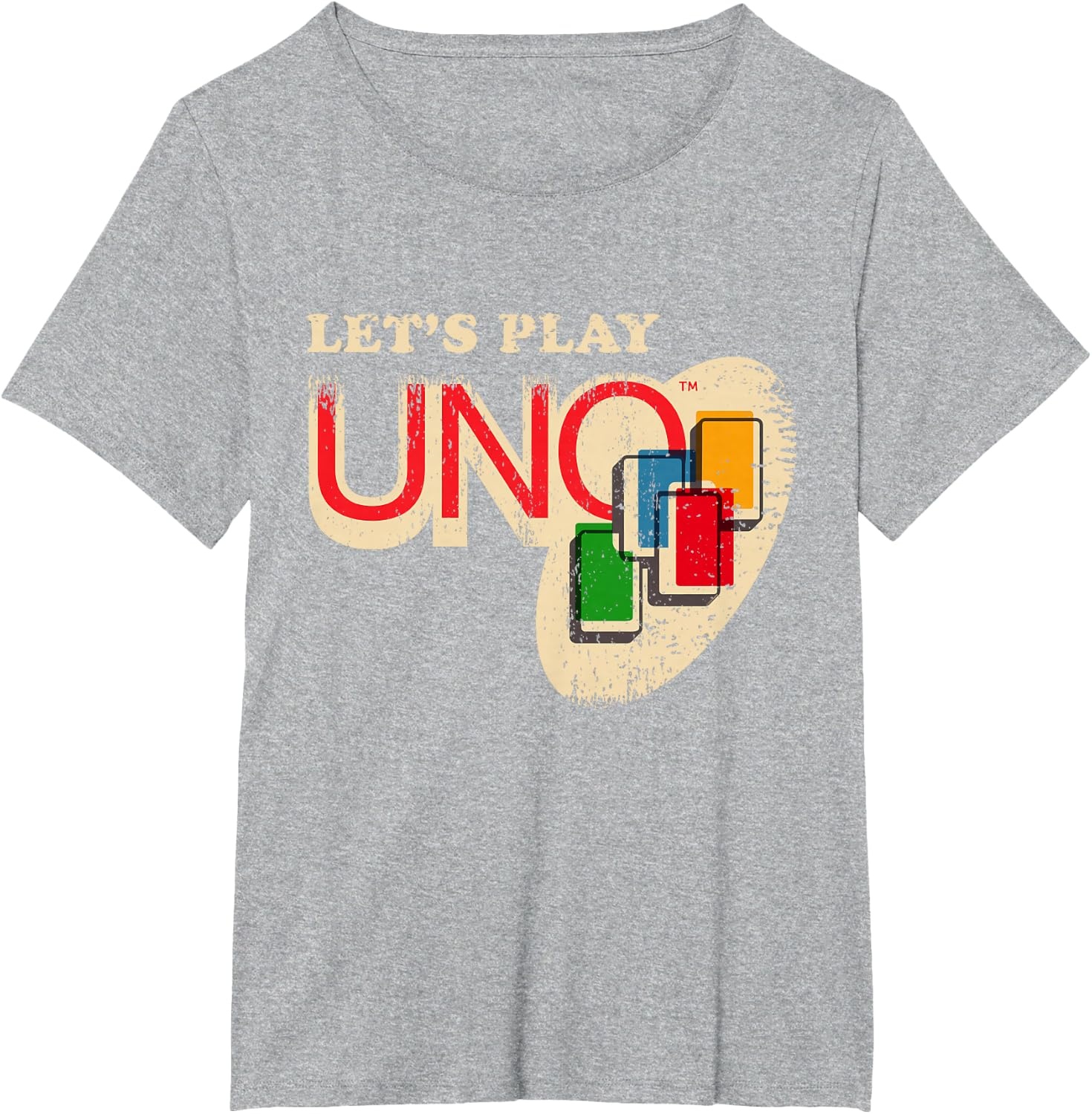 image:imageVintage Lets Play UNO TShirtHeather Grey