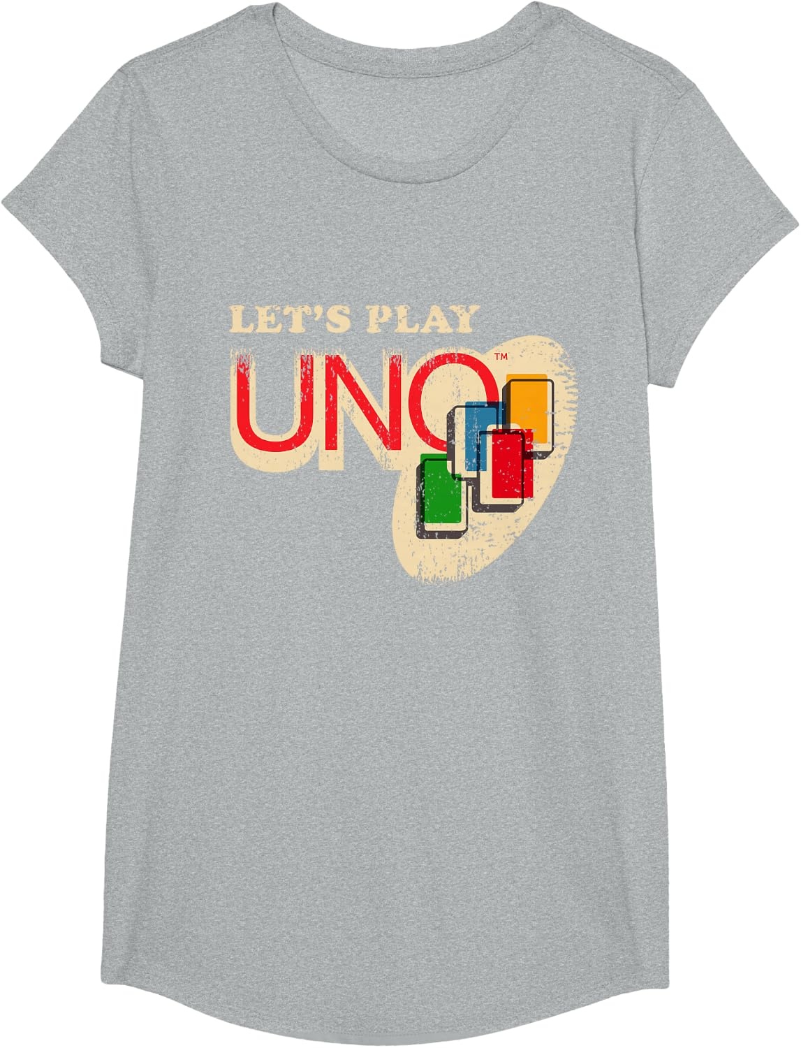 image:imageVintage Lets Play UNO TShirtHeather Grey