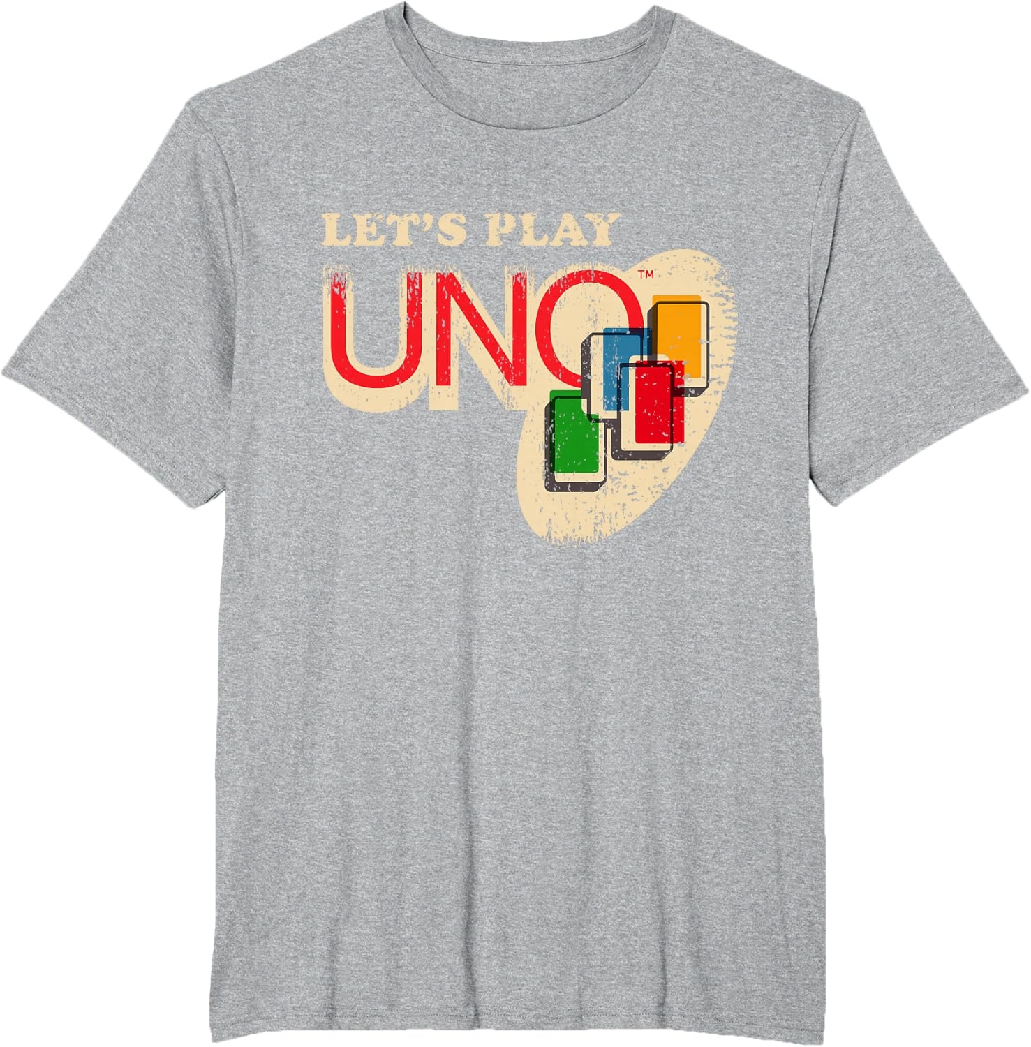 image:imageVintage Lets Play UNO TShirtHeather Grey