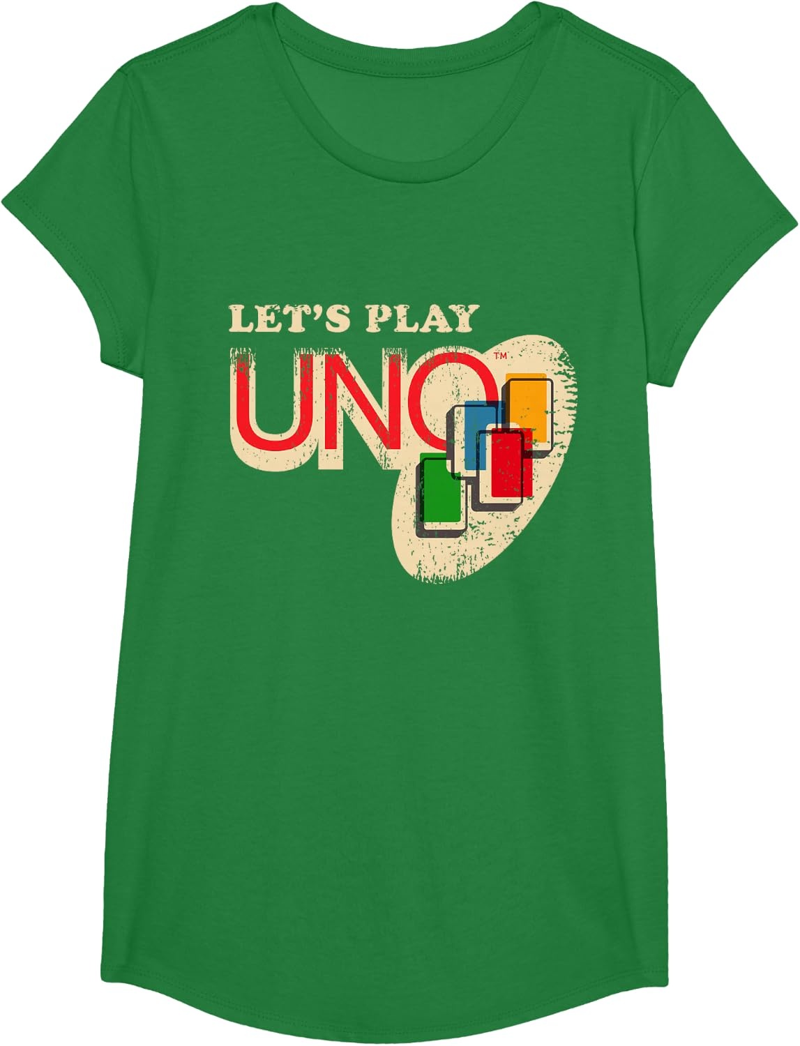 image:imageVintage Lets Play UNO TShirtKelly Green